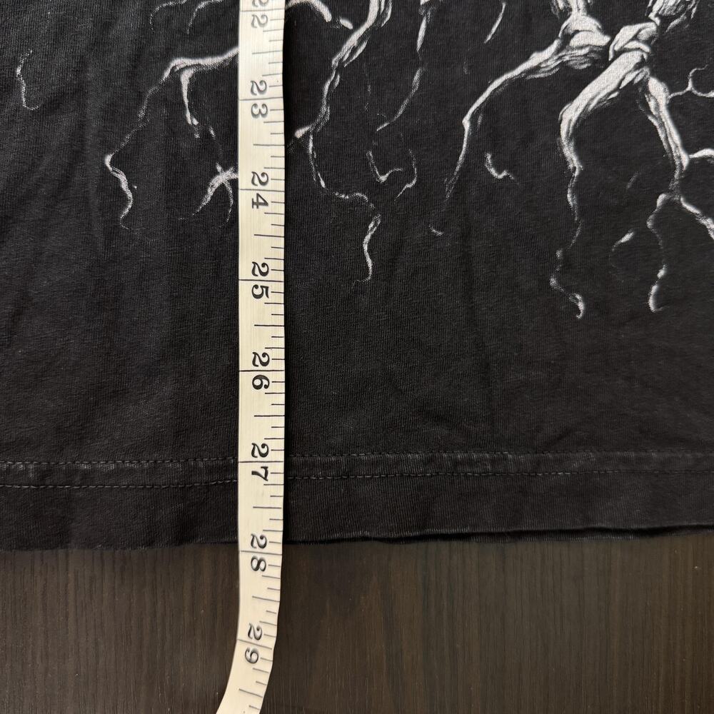 Affliction Haunted Mound Sematary Shirt Mens Medium Long Sleeve Graphic Tee NEW - Picture 8 of 9